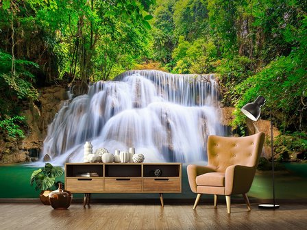 Waterval fotobehang Thailand