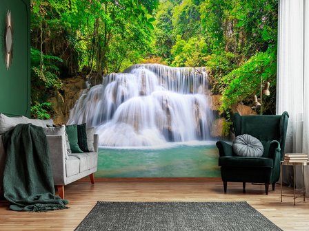 Waterval fotobehang Thailand