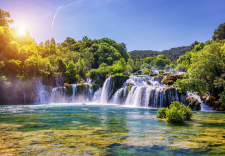 Waterval fotobehang Kroati&euml;