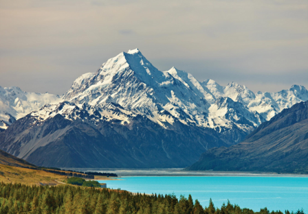 Bergen fotobehang Mount Cook