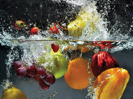 Refreshing fruit fotobehang