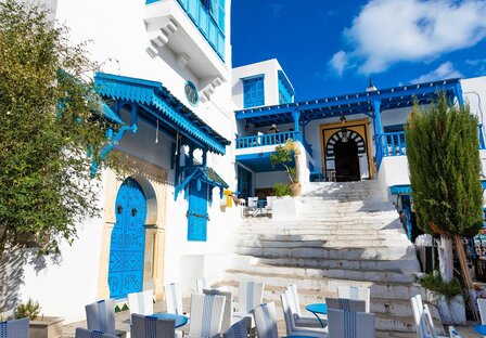 Tunesi&euml; fotobehang Sidi Bou Said II