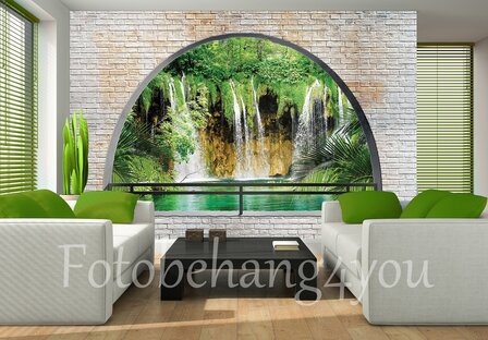 Waterval fotobehang 3D