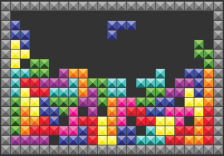 Tetris fotobehang game 2