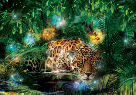 Jaguar fotobehang jungle 