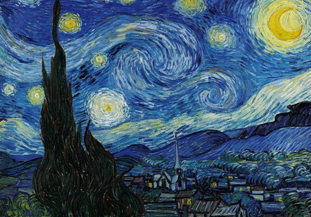 Sterrennacht van Gogh fotobehang