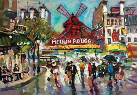 Moulin Rouge fotobehang Art