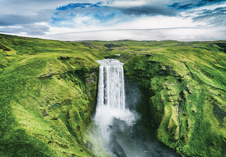 Waterval fotobehang IJsland