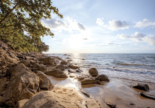 Strand fotobehang Khao Lak Thailand 