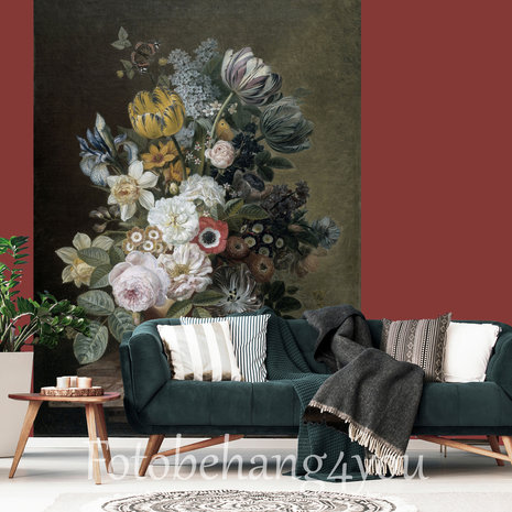 Stilleven met bloemen fotobehang Eelkema