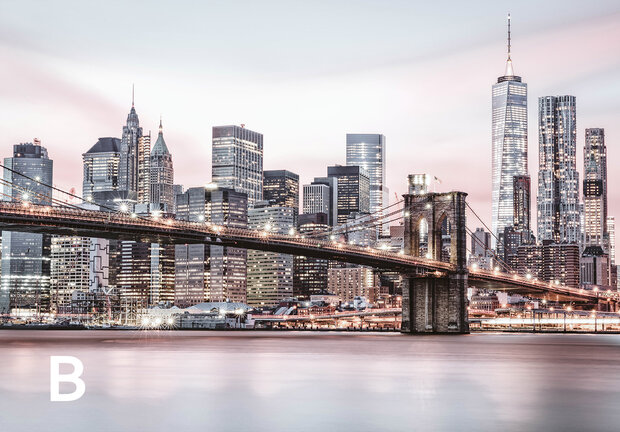 NY Brooklyn Bridge fotobehang