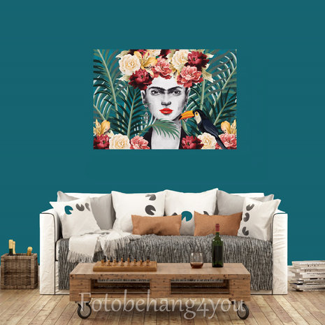 Poster Frida Kahlo behang