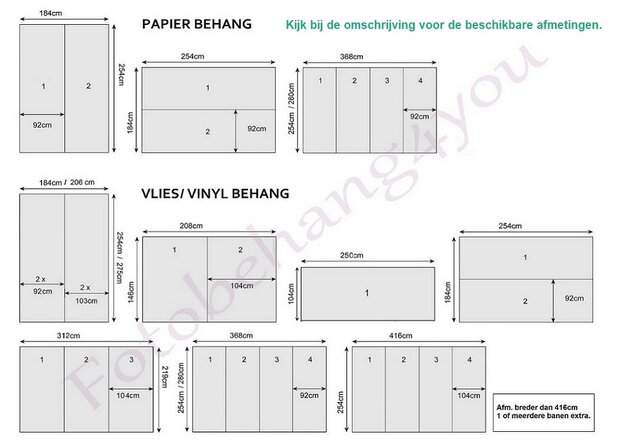 Grot waterval fotobehang