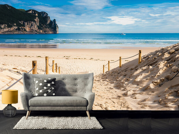 Strand fotobehang Strandpad