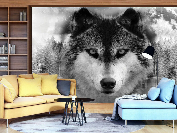 Wolf fotobehang