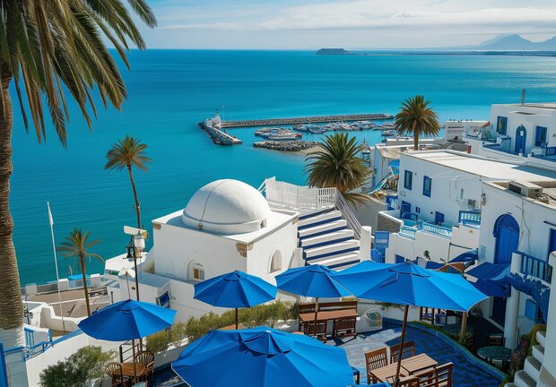 Tunesië fotobehang Sidi Bou Said