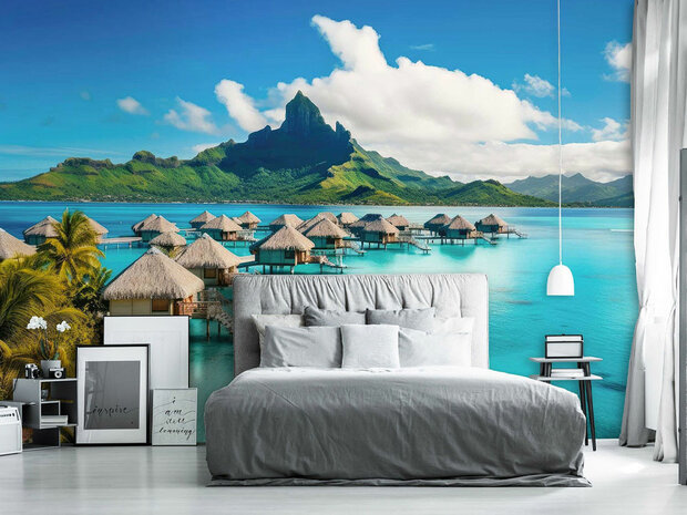 Paradise Island fotobehang Bora Bora