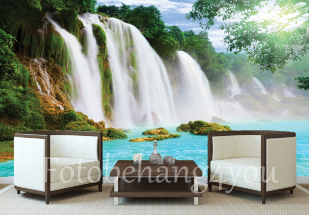 Waterval fotobehang China