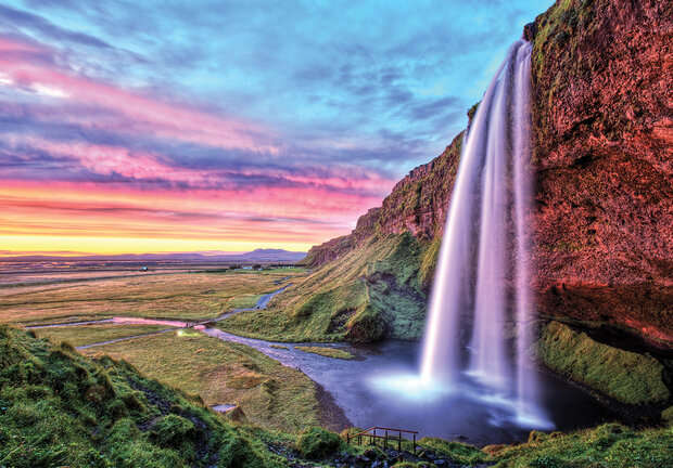 Seljalandsfoss waterval fotobehang