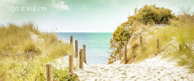 strandpad fotobehang